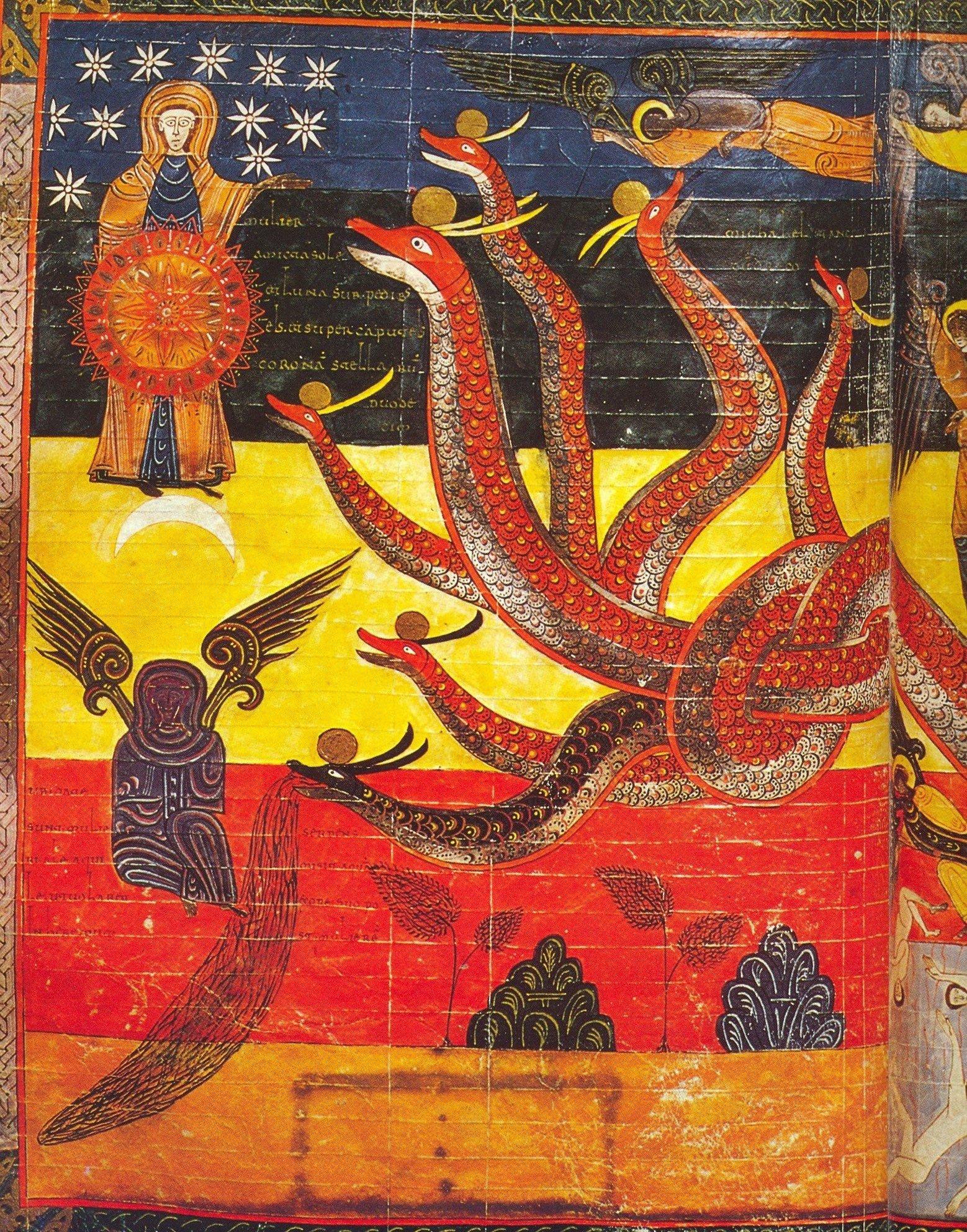 El código simbólico de estrellas, mujeres y dragones en la Biblia