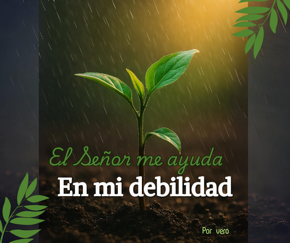Devocional: El Señor me ayuda en mi debilidad (Romanos 8)  🌷✨🙏📖🌱