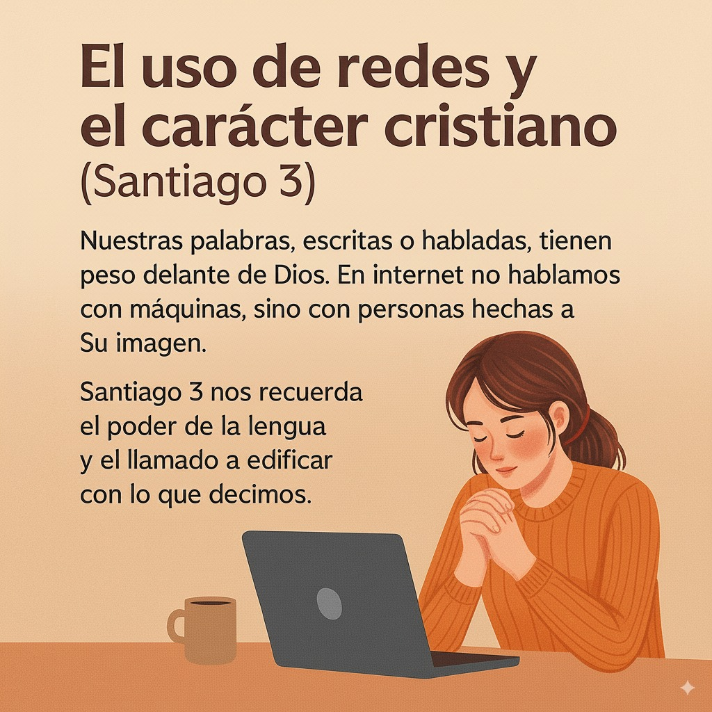 El uso de redes y el carácter cristiano (Santiago 3)