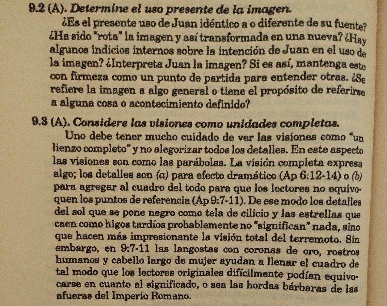 Consejos de Gordon Fee de visiones y sueños